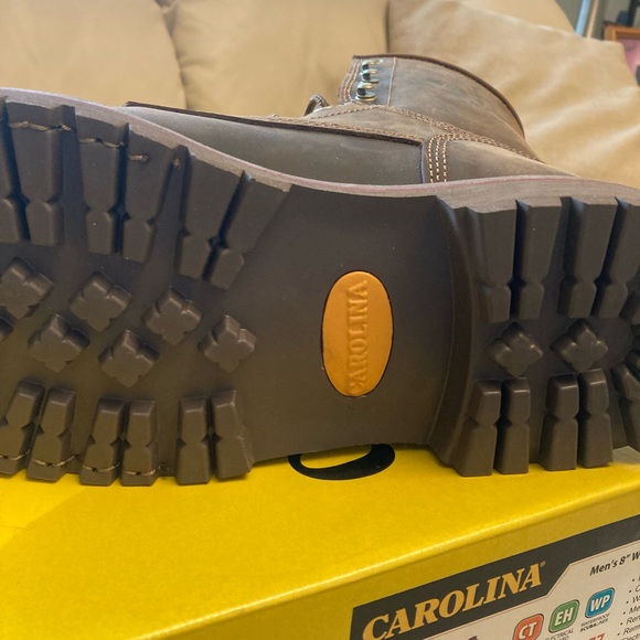 NIB Mens Steel Toe Work Boots - Picture 3 of 7